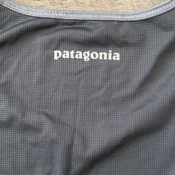 Patagonia Short Sleeve T Shirt Womens Small Gray Heather Crew Neck Slim Fit Hike - Picture 11 of 11
